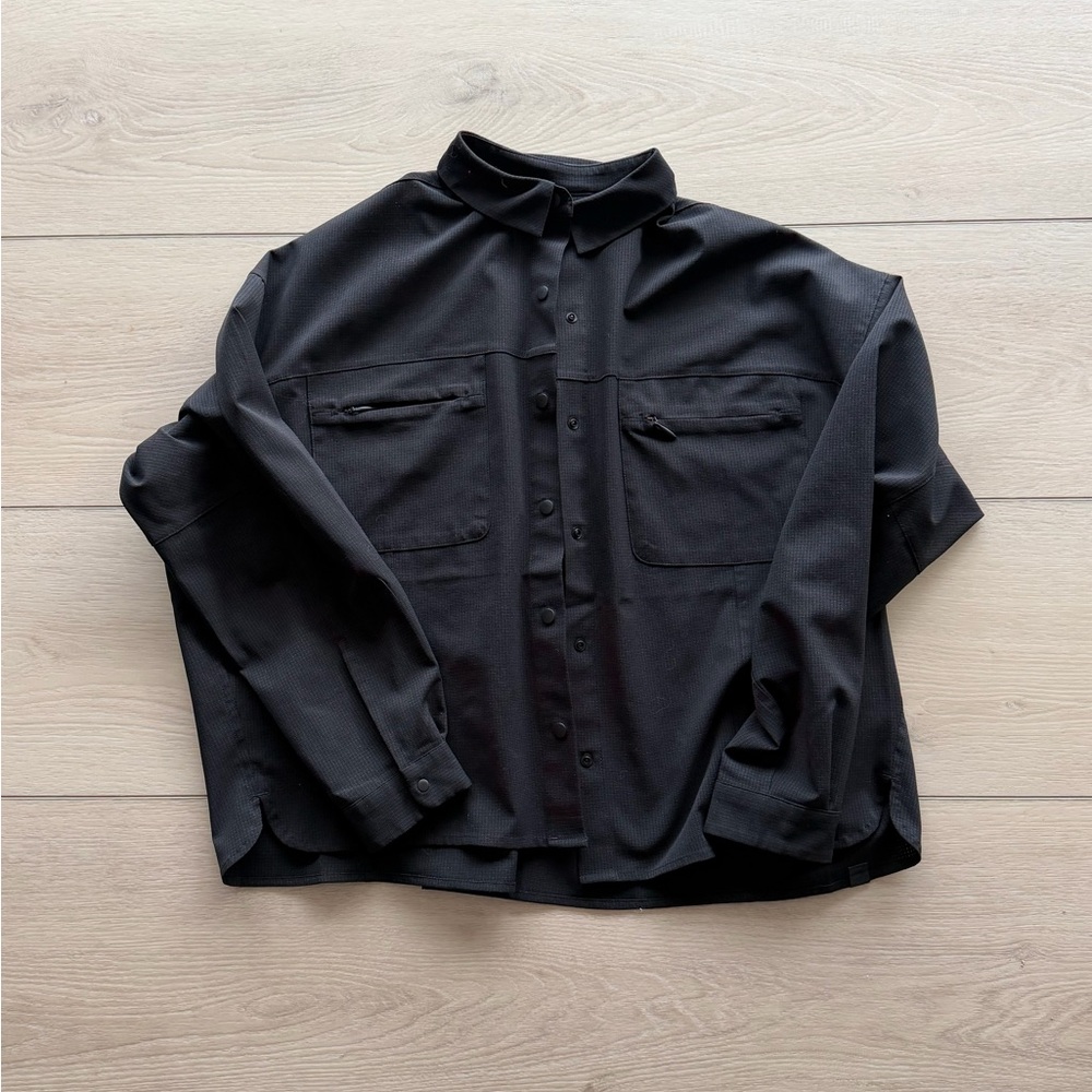 Lululemon Utilitech Breathable Snap Ip Shirt